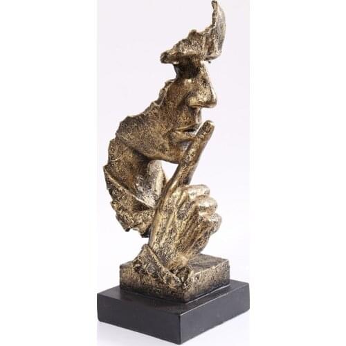 Nordic Decoration Home Creative Living Room Office Decorative Art Sculpture, High-end Retro Resin Sculpture Craft Jewelry