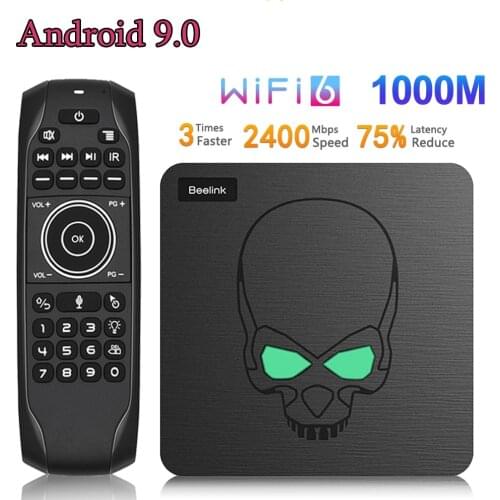 Beelink GT King WiFi 6 Smart TV BOX Android 9.0 4GB 64GB BT4.1 1000M LAN Amlogic S922X Quad Core GTking Set Top Box Media Player