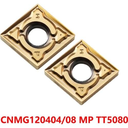 Carbide Inserts CNMG120404 CNMG120408 MP TT5080 10pcs Original Turning Tool Lathe Cutter CNC CNMG 120408 10pcs Original