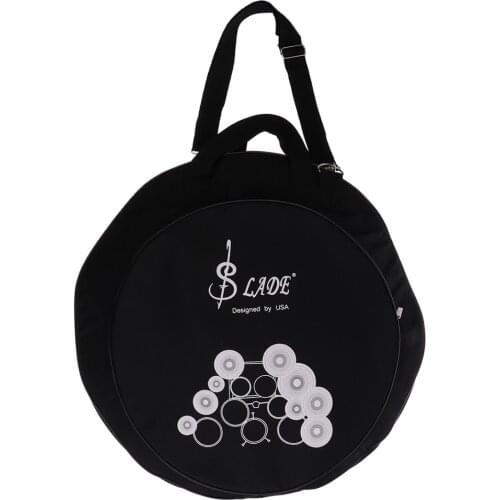 Waterproof Cotton Cymbal Bag Case Cymbal Gig Bag Container Holder Chinese Gong Protective Percussion Instrument Parts 54 X 6cm