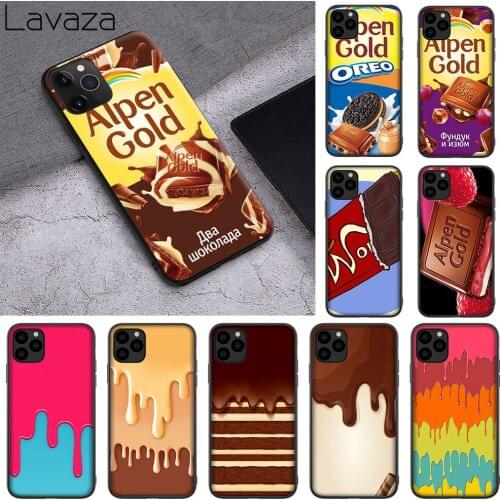 WEBBEDEPP alpen gold chocolate TPU soft Case for iPhone 11 Pro XS MAX XR X 8 7 6 6s 5 5s Plus