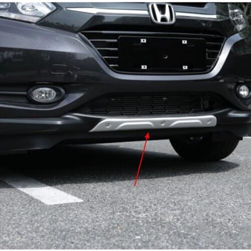 For Honda HRV HR-V Vezel 2014 2015 2016 Aluminum Alloy Front Rear Bumper Guard Protector Skid Plate Bumper Covers Car Styling