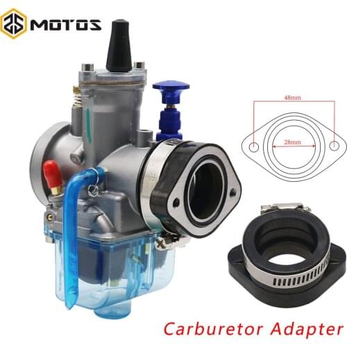 ZS MOTOS Motorcycle Rubber Adapter Inlet Intake Pipe For PE PWK 21 24 26 28 30 VM24 TM28 Dirt Bike Motocross Modified Carb