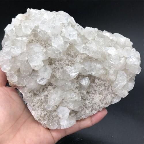 1.28kg Beautiful natural mineral apophyllite heart with zeolite specimens