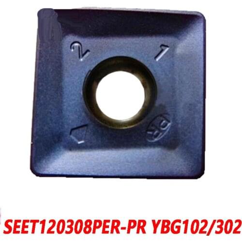 100% Original SEET120308PER-PR YBG102 YBG302 10pcs Carbide insert CNC lathe insertion Milling insert Efficient and Durable