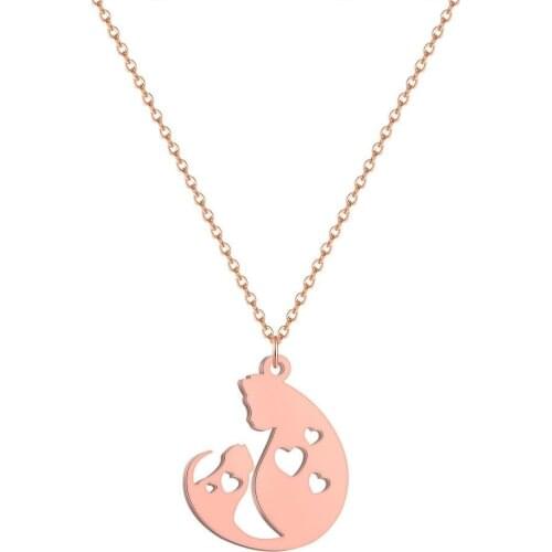 2020 retro fashion stainless steel necklace holiday gift simple romantic girl necklace cute animal necklace