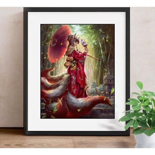 Diamond Embroidery Portrait 5D DIY Picture Rhinestone Mosaic Diamond Painting Woman Full Square Decoration Home Gift