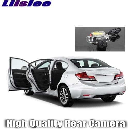 LiisLee Car Reversing image Camera For Honda Civic 2011~2015 High Quality Night Vision Rear View back Up HD Waterproof Camera