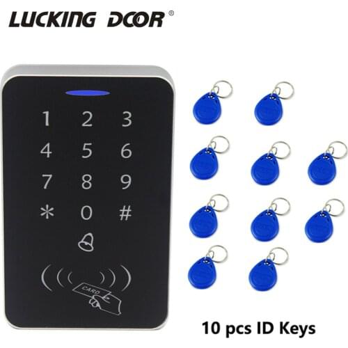 Standalone access controler system 125KHZ Access Control Keypad digital panel Card Reader smart RFID Door Lock System 2000 user