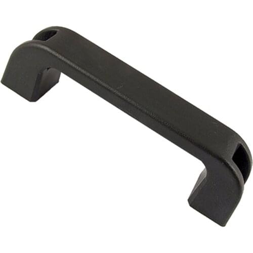 CNIM Hot Door Cabinet Black Plastic Rectangular Pull Handle 5.2"