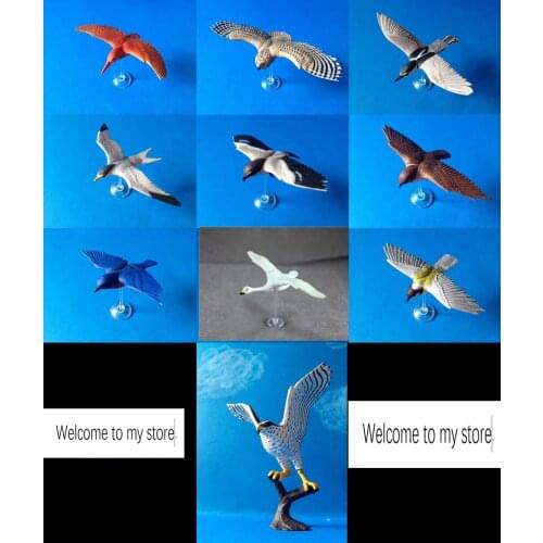 Pvc figure Baby animal insert bird model toys 10pcs/set Gashapon toy