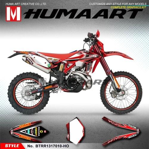 HUMAART Graphic Sticker Custom Motorcycle Decal Kit for Beta 250RR 300RR 350RR 390RR 430RR 480RR 2013 2014 2015 2016 2017