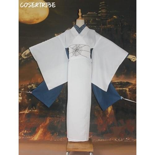 Anime Demon Slayer Kimetsu no Yaiba Spider Hill Ruis Sister Ghost Battle Suit Cosplay Costume Women Halloween Free Shipping New