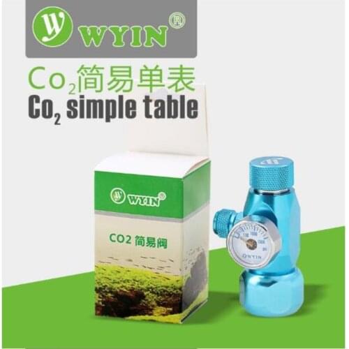 Mini nano aquarium CO2 Regulator JIS m22-14 W21.8 CGA320 interface check valve bubble counter