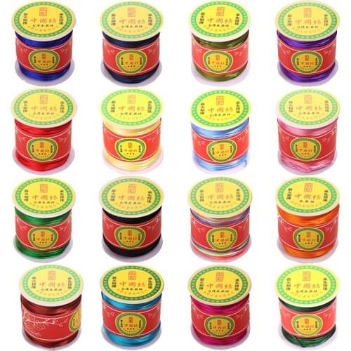 No. 7 jade line Taiwan bearing salary brand seven braided rope, Korean silk 1 mm red rope 1.5mm Chinese wire rod