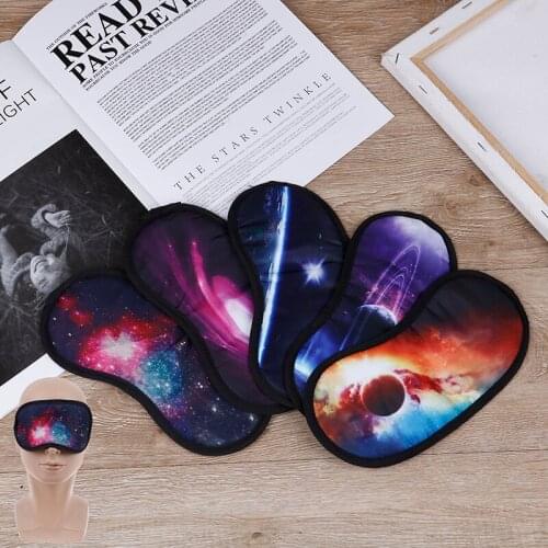 NEW 1 Pcs Eye Mask 3D Milky Way Sleeping Eyeshade Cover Shade Eye Patch Travel Unisex