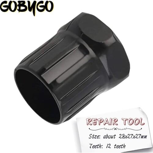 2021 New Black Bike Flywheel Remover Bicycle Cassette Freewheel Lockring Removal Removing Repair Tool For Cycle Bicycle Shimano