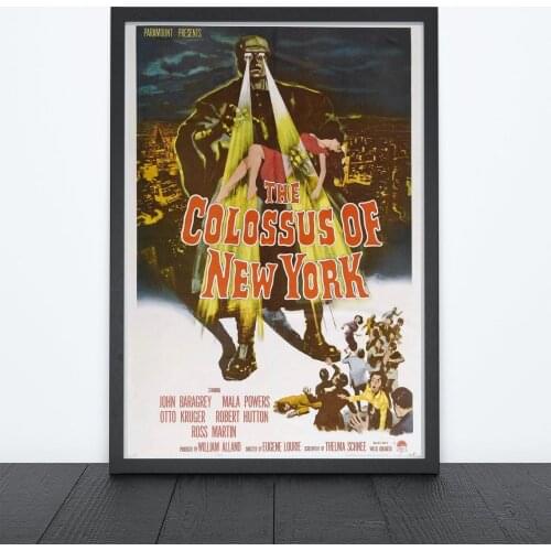 The Colossus of New York (1948) Poster black-and-white science fiction Film Wall Ross Martin Otto Kruger John Baragrey Art Gift