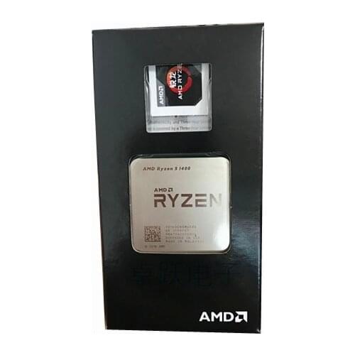 AMD Ryzen 5 1400 R5 1400 3.2 GHz Quad-Core CPU Processor YD1400BBM4KAE Socket AM4