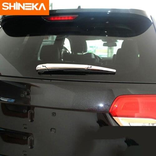 SHINEKA Windscreen Wiper For Jeep Grand Cherokee ABS Rear Wiper Blade Trim Cover Exterior Chrome For Grand Cherokee Accessories