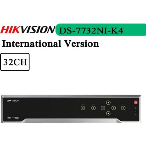 In Stock Free Shipping 32Ch 1.5U 4K NVR Supports Various Specific Function Cameras DS-7732NI-K4 Replace DS-7732NI-I4