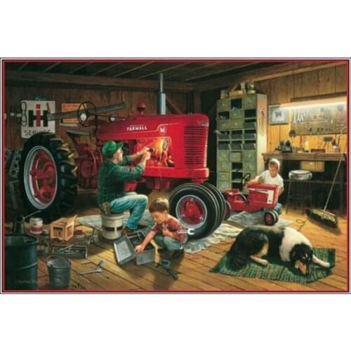 Forever Red Farmall Tractor Metal Sign Signboard Tin Sign