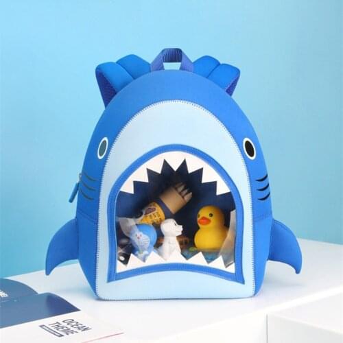 3D Cartoon Shark School Bags for Boys Girls Big Mouth Shark Waterproof Kids Bags Children School Backpacks Mochila Infantil