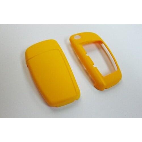 Yellow Remote Flip Key Cover Case Skin Shell Cap Fob Protection Hull S Line for Audi A3 A4 A6 Q5 Q7 TT R8