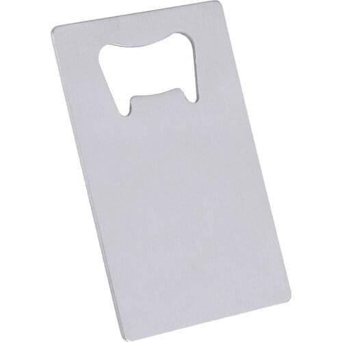 1pc Wallet Size Stainless Steel Credit Card Bottle Opener Business Card Beer Openers
