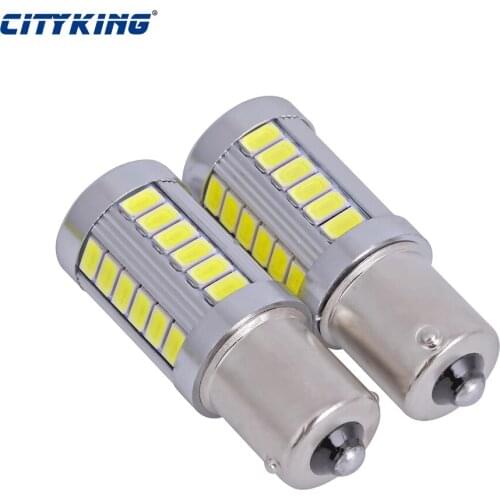 1PCS/lot S25 P21W 1156 5730 33 SMD 1156 BA15S 1157 BAY15D LED Auto Car Signal Reverse Brake Lights Tail Led Turn Back up Light