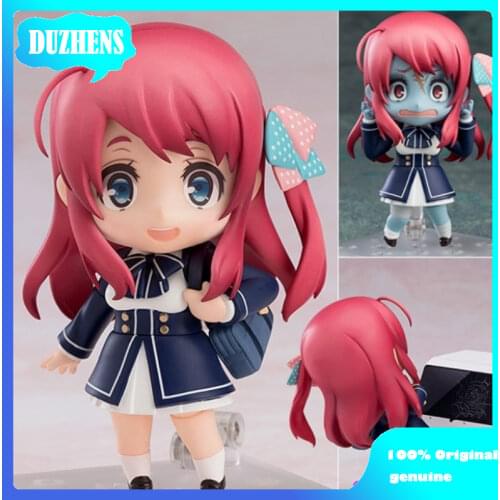 100% Original: Anime Zombieland Saga Minamoto Sakura Q version figma PVC Action Figure Anime Figure Model Toys Figure Doll Gift