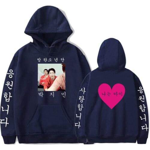 2021 Creative men Hoodies Hot Sale JIMIN Idol Member Fashion Sweatshirts Kpop Print Long Sleeve streetwear Women Popular Clothes