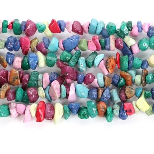 3-5mm Irregular Chip Muticolor Gravel Natural Stone Beads For Jewelry Making DIY Loose Spacer Beads Necklace Bracelet Handmade