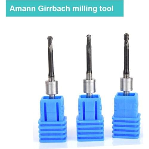 Amann girrbach dental bur DLC (Coated Like Diamond) and DC(diamond coated) type milling burs -amann girrbach cad/cam system
