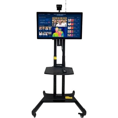 Android TM2 Face Recognition Detected Thermal Software AI Temperature Checking with TV Box