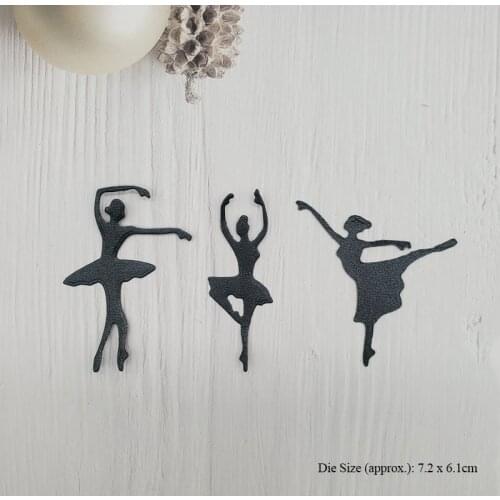 Ballet Girl Metal Cutting Dies for DIY Scrapbooking Album Card Making Decorative Crafts Embossing Making