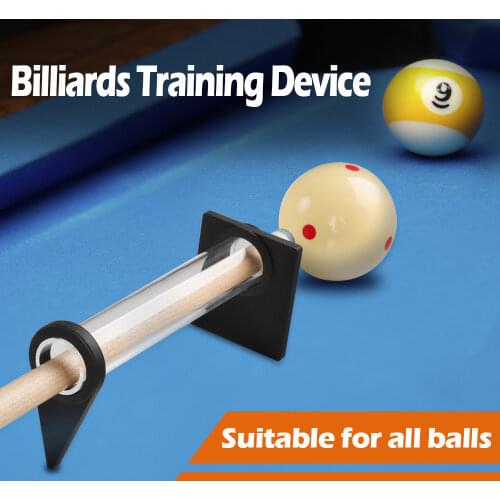 Billiard Stroke Trainer Acrylic Snooker Practice Tool Rod Exerciser Balancer Cue Training Device Adustable Altitude Training Kit
