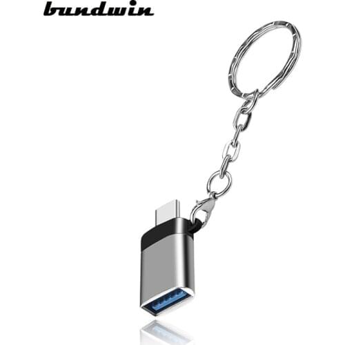 Bundwin USB 3.0 (Type-A) Male to USB3.1 (Type-C) Female Connector Converter Adapter USB TypeC OTG Adapter for Samsung