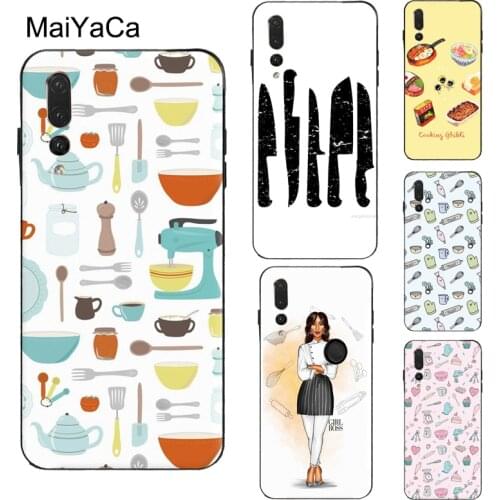 MaiYaCa Baking Cooking Utensils Chef Case For Huawei Honor 20 7A Pro 10i 8X 9X 9 10 Lite 7C 8A 8C 8S Y9 Y6 Y7 2019 Nova 5T