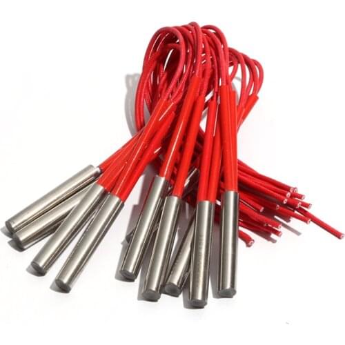 10PCS 11mm 38~48mm 201SUS Cylindrical Single Head Heating Tube 110V/220V/380V Cartridge Heater 100W/110W/120W/130W