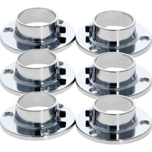 MroMax Hot Tube Holder Zinc Alloy Electroplated Suitable 16/25/32mm Diameter/Width 37/51/58/56mm Pallet Height 43mm 2/4/6/10pcs