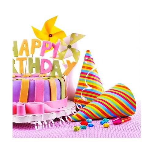 Custom 3'x5' happy birthday Flag with cake windmill any sport fan hobby banner flag with 4 grommets