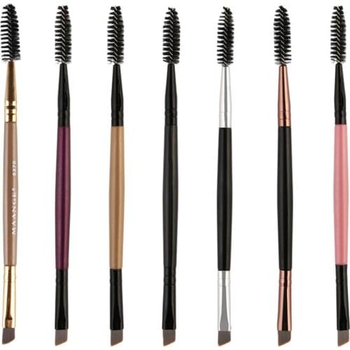 1 Pcs Eyelash Eyebrow Brush Double Head Brush Eyelash Eyebrow Cosmetics Beauty Tools Makeup Brush Eyebrow Brushes Accessories