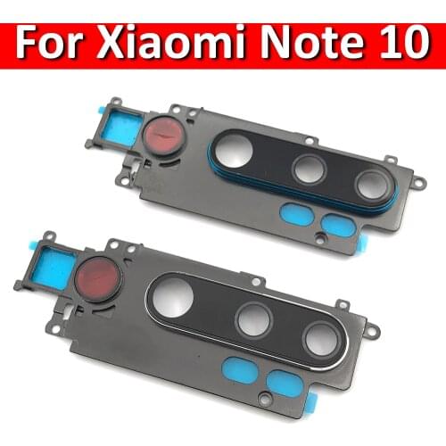 Housing Back Rear Camera Glass Lens With Cover Frame Holder For Xiaomi Mi Note 10 Pro