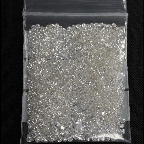 Meisidian 1mm 200pcs GH VS HPHT Lab Created Diamond Round Synthetic Stones Loose Price