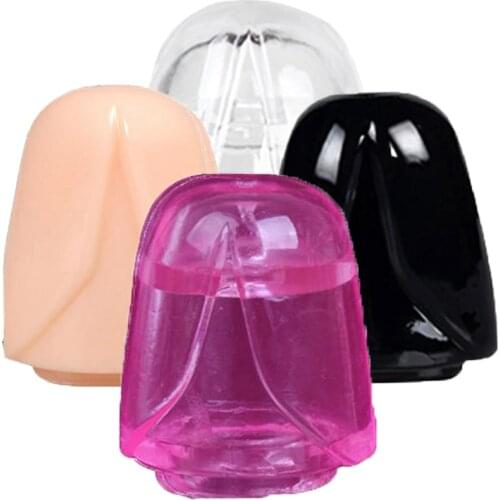 Reusable TPE Male Condom Glans Cover Condom Ring Enlargement Glans Cover Lengthen and Height Sex Toys for A Couple
