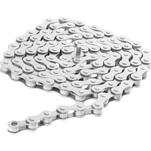 MTB BMX Fixie Road Bike Chain Single Speed Bicycle Chain 1/2' X 1/8' WHITE Color