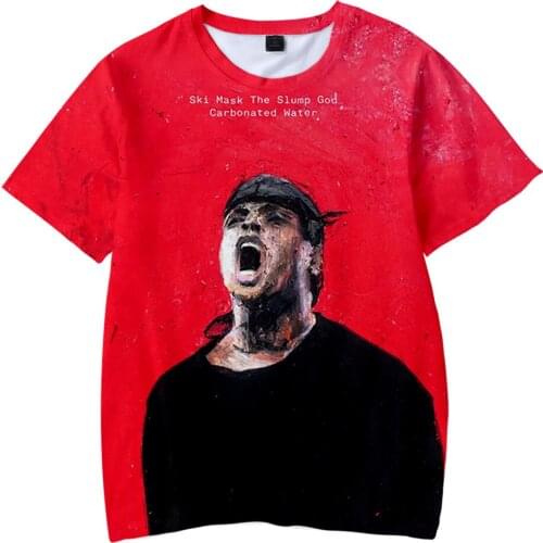 New SKI MASK THE SLUMP GOD Rapper Hip Hop 3D Harajuku Short Sleeve Summer T-shirt Men/Women/kids Cool Tee O-Neck Clothes