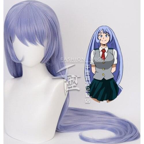 Nejire Hadou Cosplay Wig Boku no Hero Academia 3rd Season 110cm Long Straight Anime Synthetic Hair My Hero Academia 3 + Wig Cap
