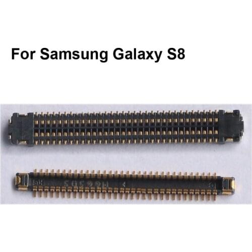 2pcs FPC connector For Samsung Galaxy S8 G9500 LCD display screen on Flex cable on mainboard motherboard For Samsung Galaxy S 8